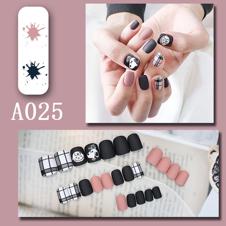 Wearable manicure pieces, removable fake nail patches, Internet celebrity manicure tools, nail art finished products, cute Internet celebrity new style