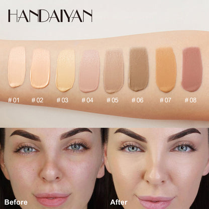 Handaiyan foreign trade women's concealer liquid foundation lasting no makeup invisible pores moisturizing European and American style foundation