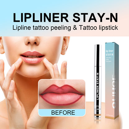 OUHOE peelable lip liner lip lines lip lines full lip color no makeup peelable lip liner tattoo