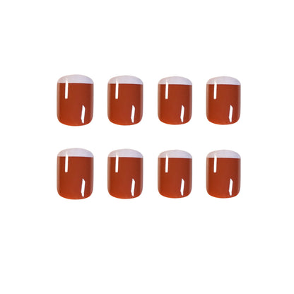 Hot-selling European and American manicure pieces, removable French fake nails, wearable nail pieces, manicure nail patches