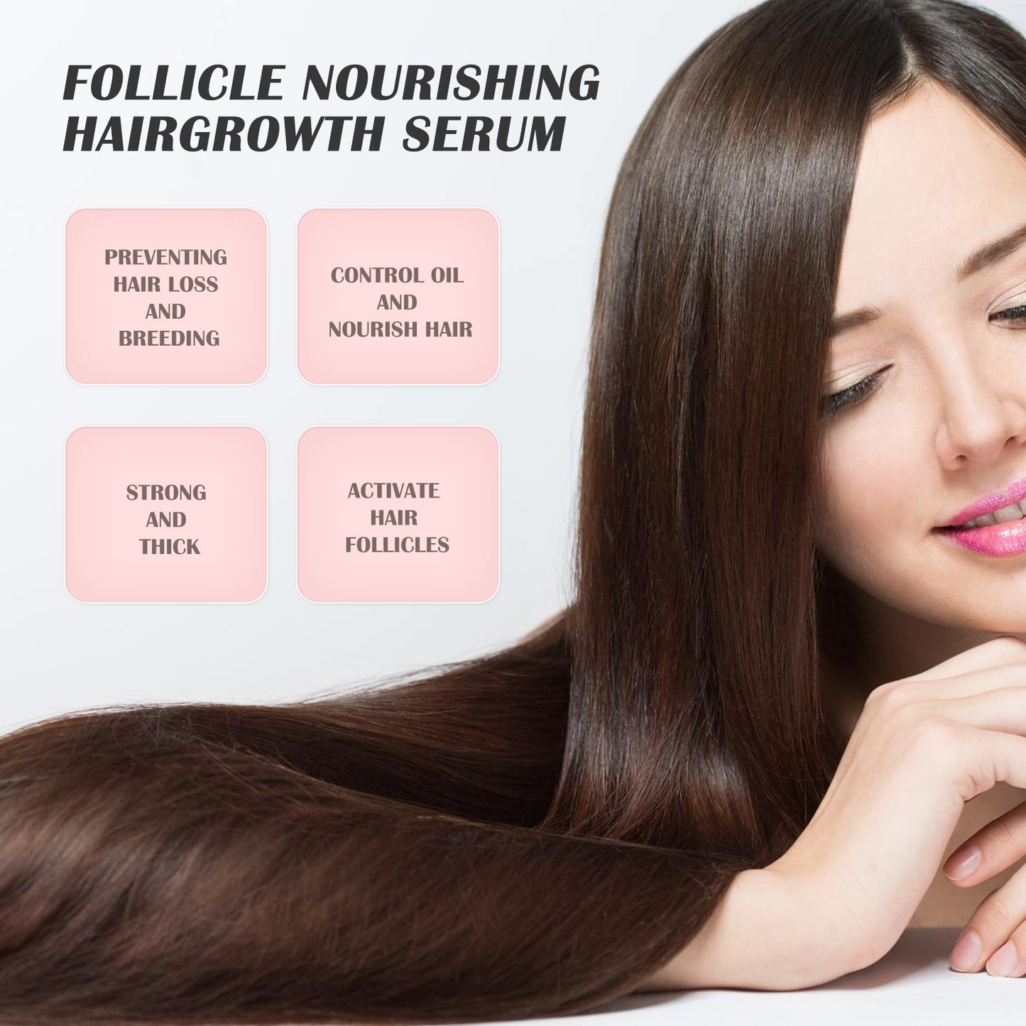 EELHOE Psoriasis Hair Nourishing Essence Deep Cleansing Scalp Anti-Dandruff Anti-Itching Refreshing Thick Hair Care Solution