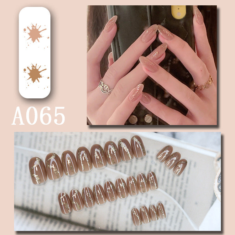 Internet celebrity new fake nails wearable nails finished nail patches nail art patches removable nail patches nail art accessories