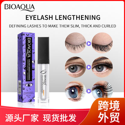 BIOAOUA eyelash lengthening liquid, long, thick, curled, not easy to remove, mascara makeup, cross-border foreign trade