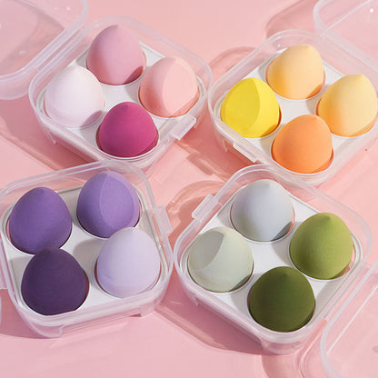 Don't eat powder, don't stick powder, beauty makeup egg dry and wet dual-use makeup egg wholesale independent packaging gourd water drop oblique cut powder puff