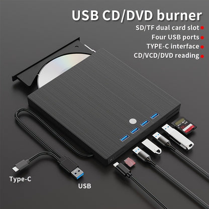 External DVD Burner TYPE-C Multi-function CD Disc Drive Extended Optical Drive