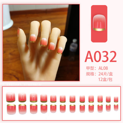 Wearable manicure pieces, removable fake nail patches, Internet celebrity manicure tools, nail art finished products, cute Internet celebrity new style