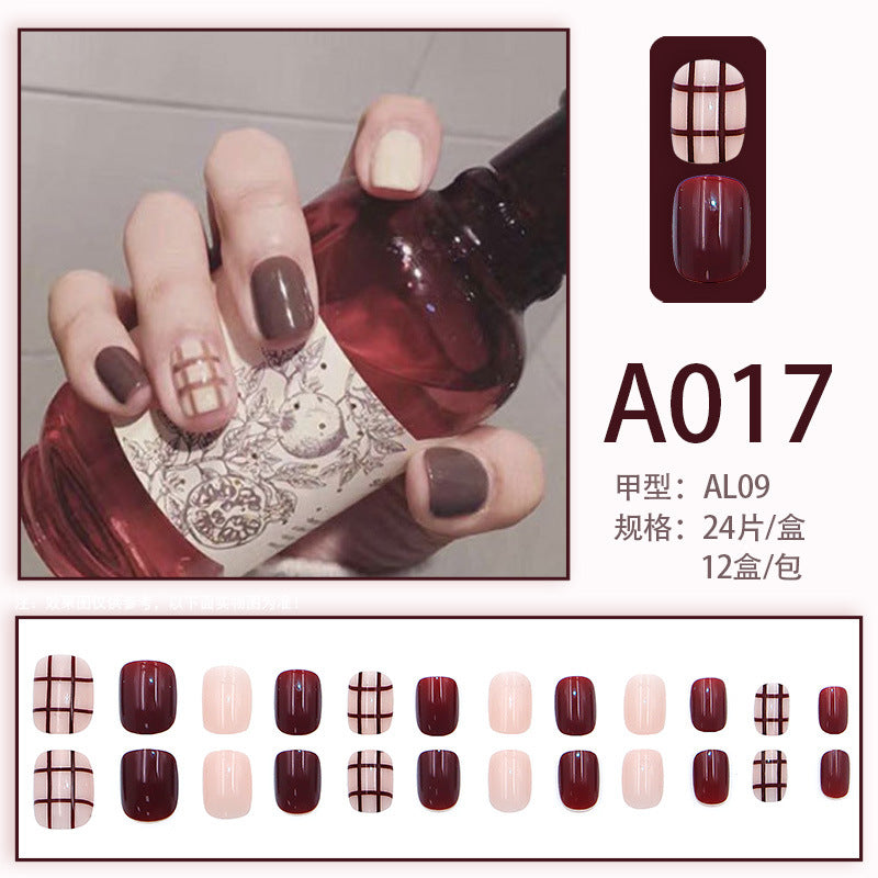 Wearable manicure pieces, removable fake nail patches, Internet celebrity manicure tools, nail art finished products, cute Internet celebrity new style