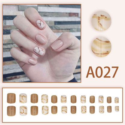 Wearable manicure pieces, removable fake nail patches, Internet celebrity manicure tools, nail art finished products, cute Internet celebrity new style