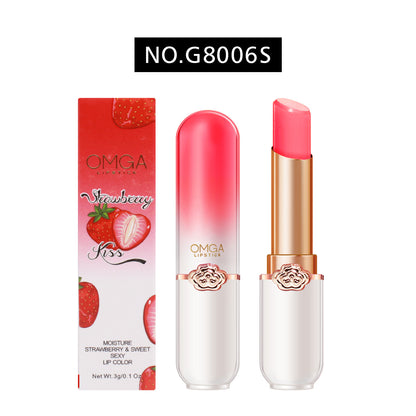 OMGA color-changing lipstick jelly lipstick moisturizing waterproof lasting moisturizing cosmetics temperature-changing lipstick makeup wholesale