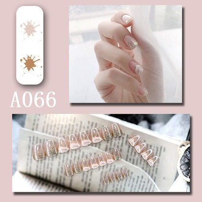 Internet celebrity new fake nails wearable nails finished nail patches nail art patches removable nail patches nail art accessories