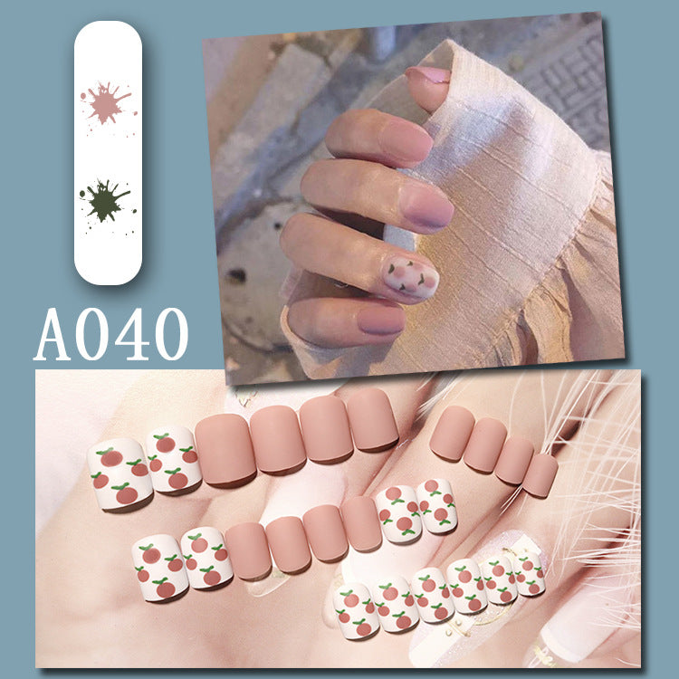 Wearable manicure pieces, removable fake nail patches, Internet celebrity manicure tools, nail art finished products, cute Internet celebrity new style