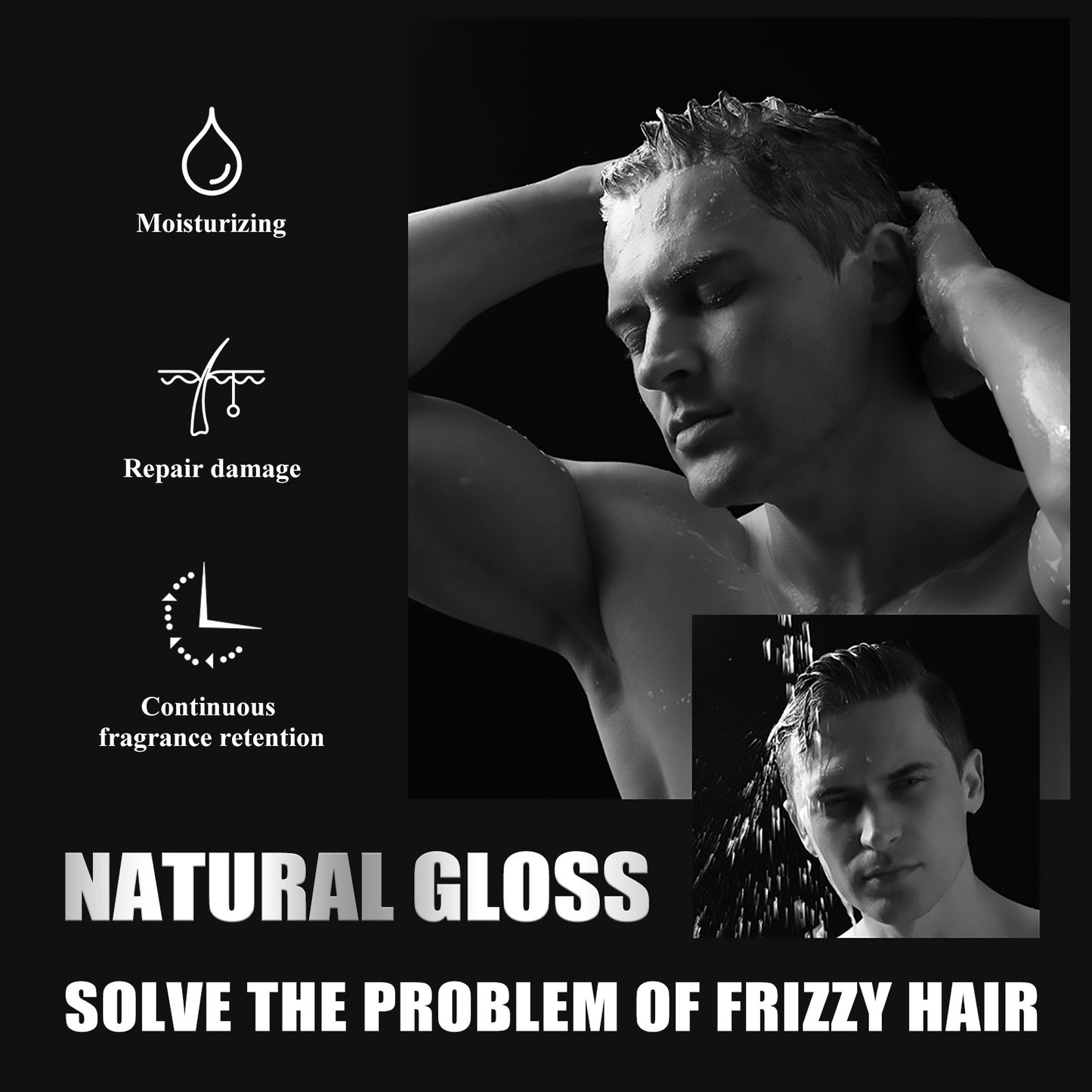 Jaysuing hair styling spray hair styling moisturizing fragrance long-lasting dry gel hair spray hair style gel water