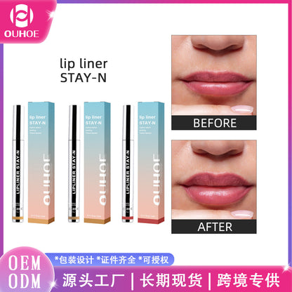 OUHOE peelable lip liner lip lines lip lines full lip color no makeup peelable lip liner tattoo