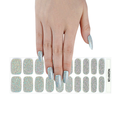 Manufacturers source light gel manicure stickers semi-cured Korean nail polish gel nail stickers half-baked manicure stickers half-baked