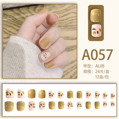 Internet celebrity new fake nails wearable nails finished nail patches nail art patches removable nail patches nail art accessories