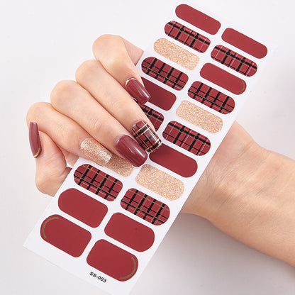 Full sticker nail stickers finished nail stickers spot cross-border wholesale nail stickers