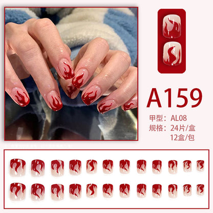 Nail art, fake nails, nail stickers, nail patches, wearable nails, removable nail patches, finished nail new style