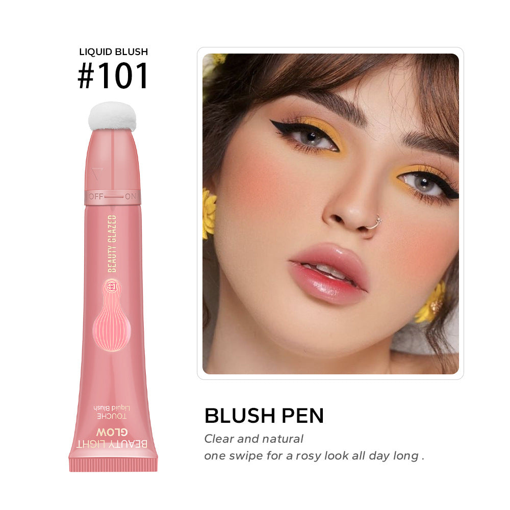 BEAUTY GLAZED blush highlighter pen pearlescent matte natural brightening face makeup