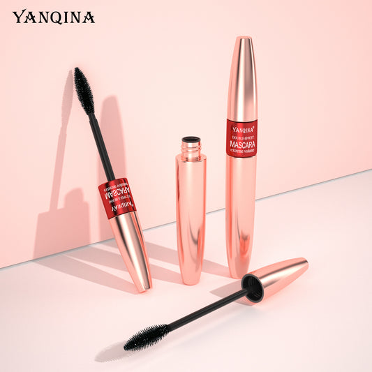 YANQINA Yanqina dual-effect two-in-one long mascara waterproof, naturally thick and curling without smudging makeup