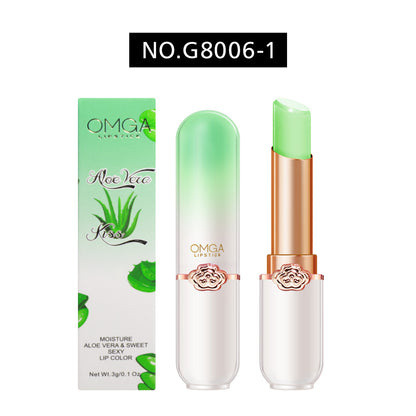 OMGA color-changing lipstick jelly lipstick moisturizing waterproof lasting moisturizing cosmetics temperature-changing lipstick makeup wholesale