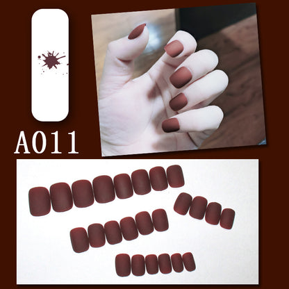 Wearable manicure pieces, removable fake nail patches, Internet celebrity manicure tools, nail art finished products, cute Internet celebrity new style