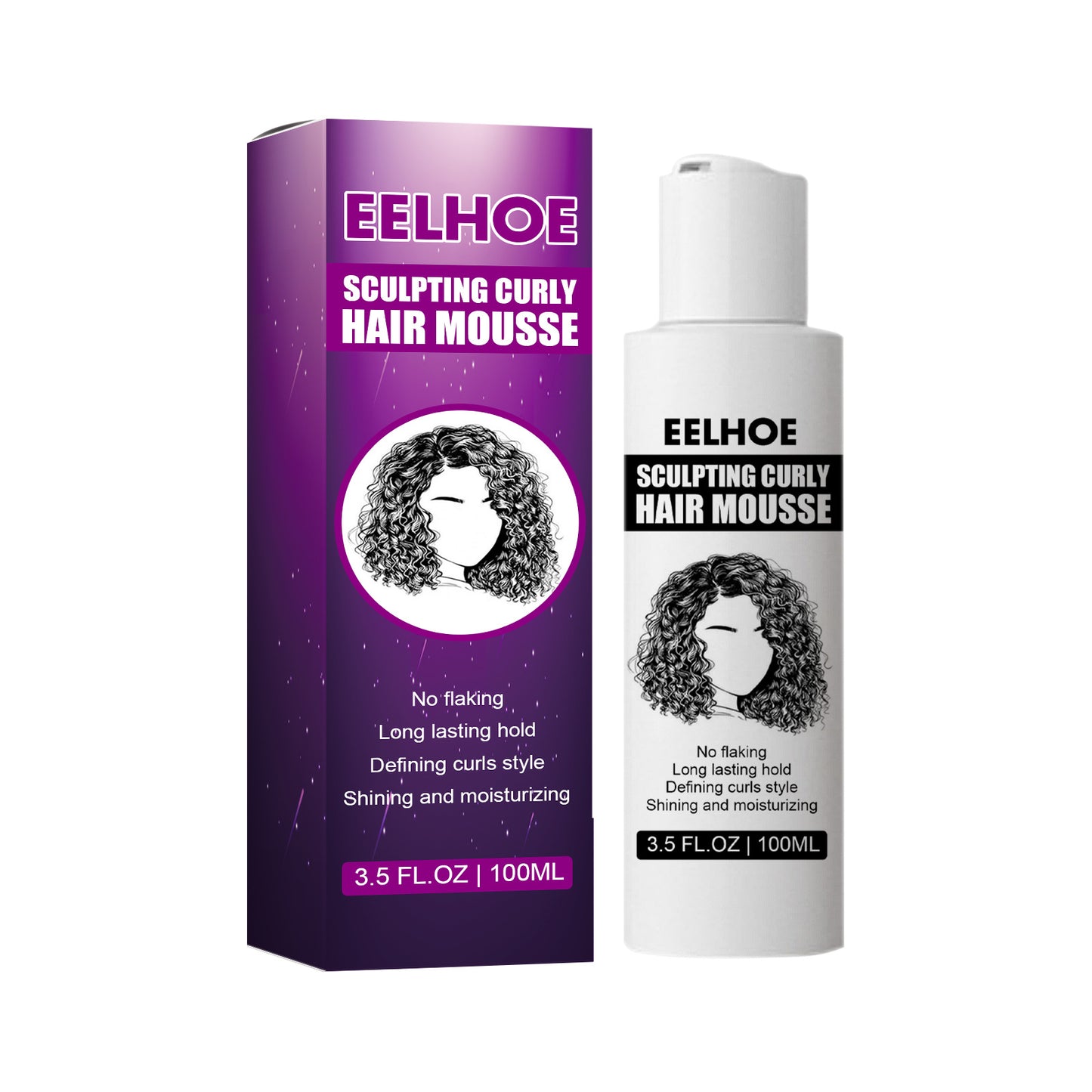 eelhoe hold elastin curly hair moisturizing fluffy hold natural volume hair treatment