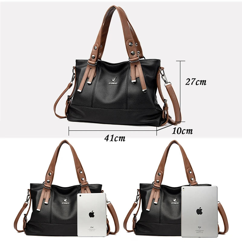 Luxury Handbags Women Bags Designer Four Arrows Large Capacity Crossbody Bags For Women Shoulder Bags Leather Handbag Tote Bag