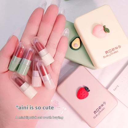 Fog Feeling Capsule Lipstick Matte Finish White Sample