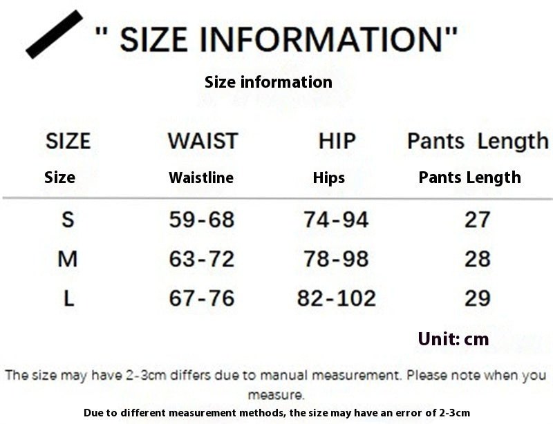 Women's Fashionable Personalized Casual Tight Shorts