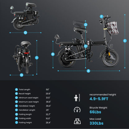 Electric Bicycle-A9,No Delivery To Remote Areas