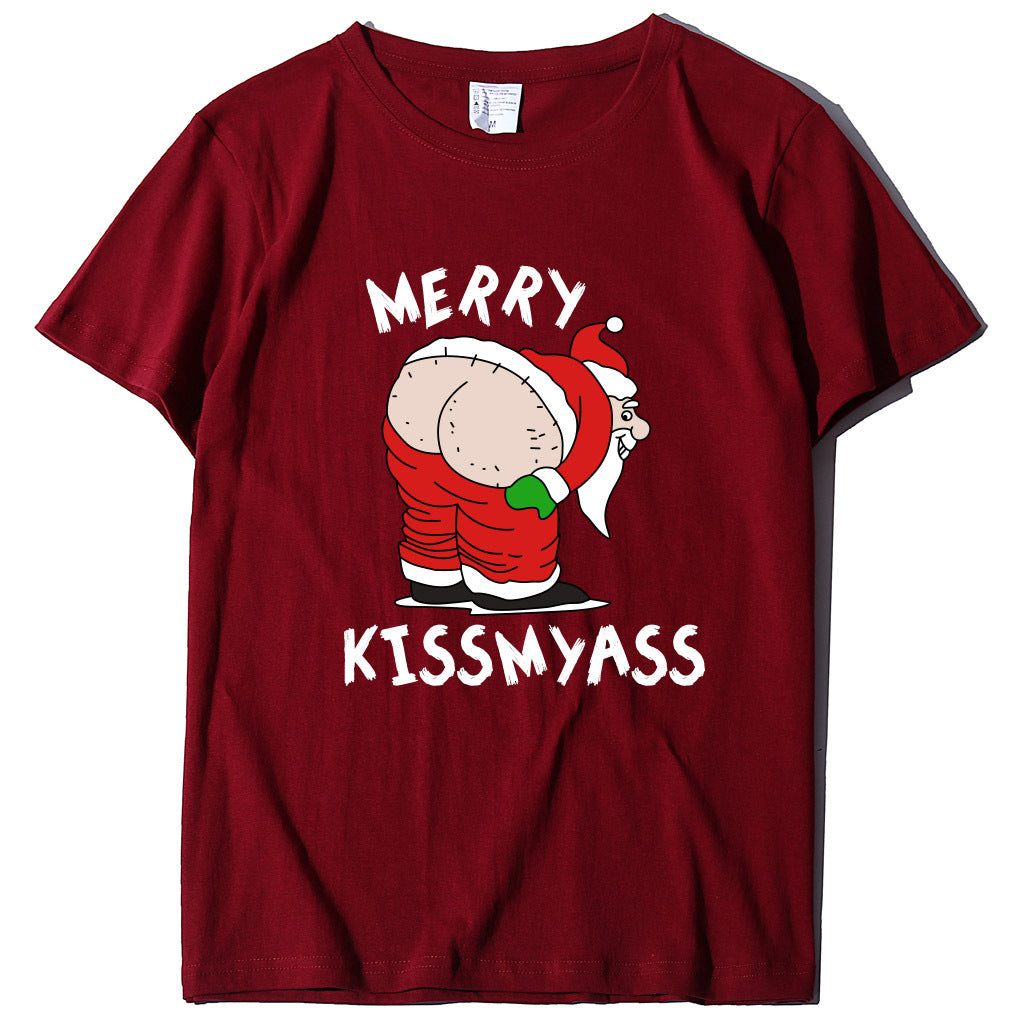Christmas Women T-Shirt Funny Santa Unisex
