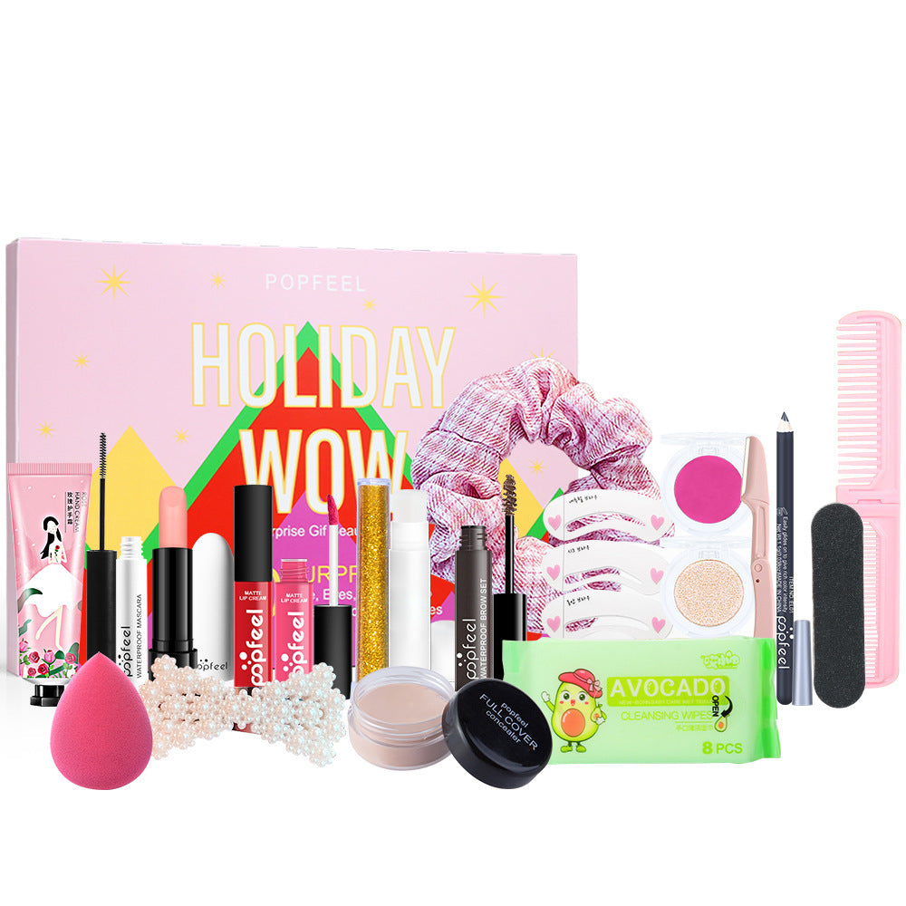 Holiday Gift Box Lipstick Eye Shadow Set