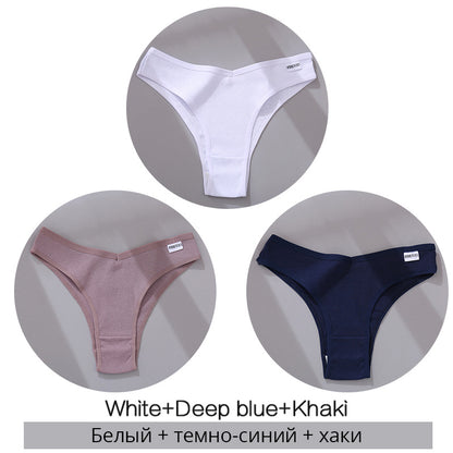 Women Cotton Underwear Women Thong Sexy Underwear