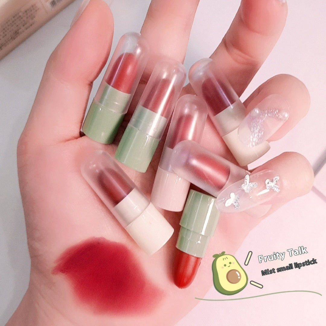 Fog Feeling Capsule Lipstick Matte Finish White Sample