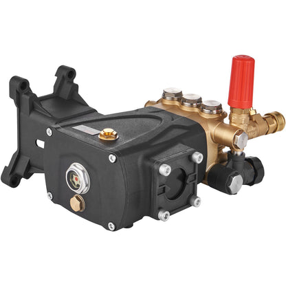 VEVOR Pressure Washer Pump, Shaft Horizontal Triplex Plunger, 4400 PSI, 4 GPM Flow, Replacement Power Washer Parts Washer Pump, Compatible WithMorFlex Models 40224, 40225, 40226