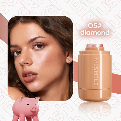 Blush Stick 6-color Highlight Brightening Portable