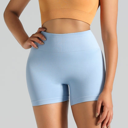 Short de yoga sans couture pour extérieur, levage des hanches, fitness