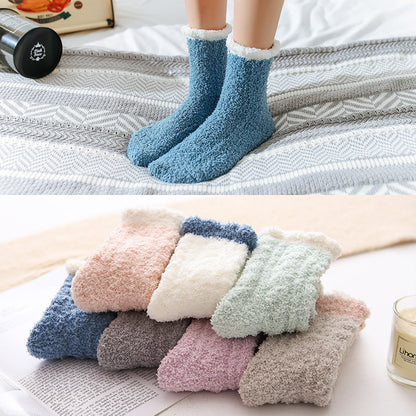 Women Thermal Fluffy Socks Autumn Winter Warm Socks