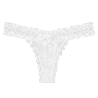 Multi Color Pure Cotton Crotch Women's Lace Underwear