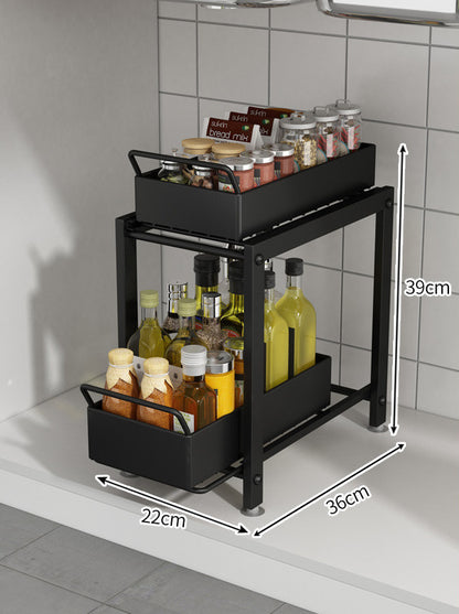Household Pull-out Multi-layer Storage Cabinet