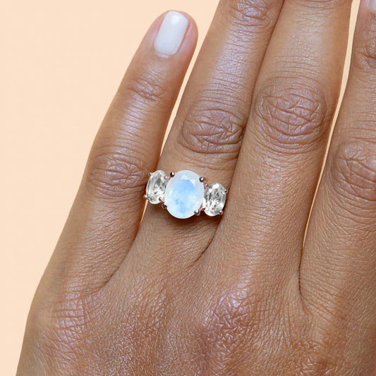 Micro Zircon Rose Gold Ring Women's Simple Light Luxury Jewelry