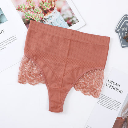 High Waisted And Tight Abdomen Sexy Women's Underwear