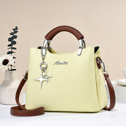 Fashionable Women's Textured Shoulder Messenger Bag