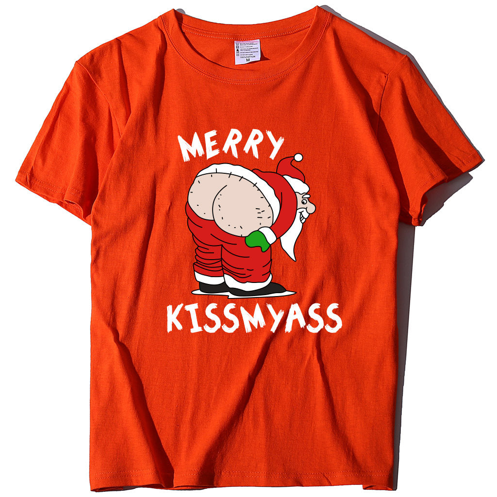 Christmas Women T-Shirt Funny Santa Unisex