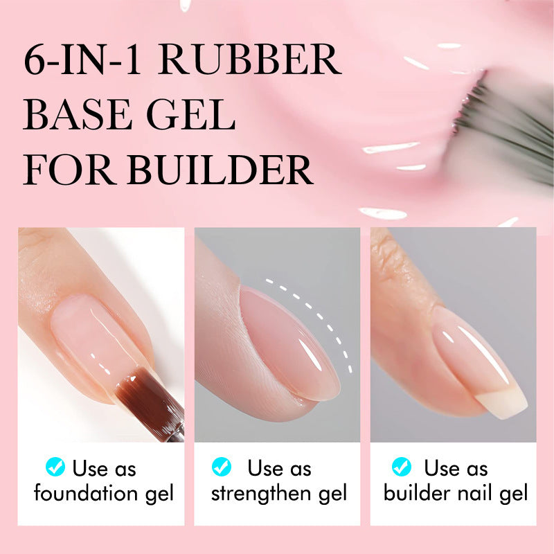 6 IN 1 Extension Gel 15ML Builder Nail Gel In A