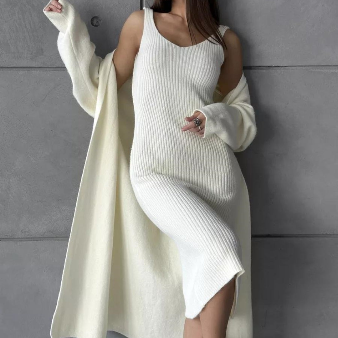 Knitted Dress Fashion Women's Wear Knitted Long Sleeve