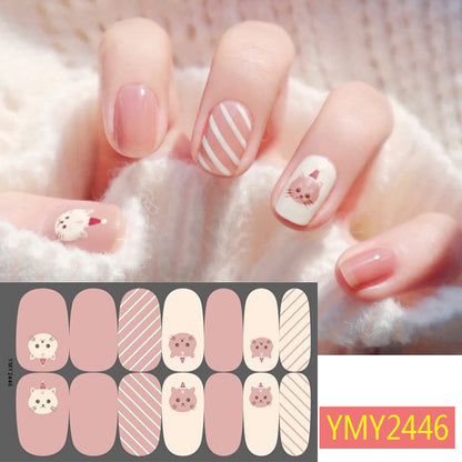 Manicure Christmas Ultra-thin Strap Adhesive Nail Sticker