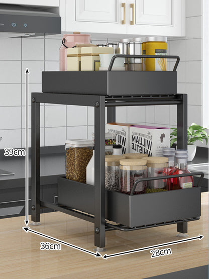 Household Pull-out Multi-layer Storage Cabinet