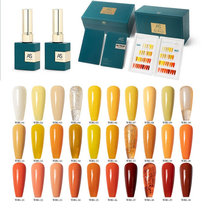 Yellow Nail Oil Gel New Whitening Nail Shop Special Set