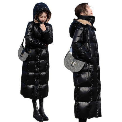 Women's Down Padded Jacket Thick Super Long Coat